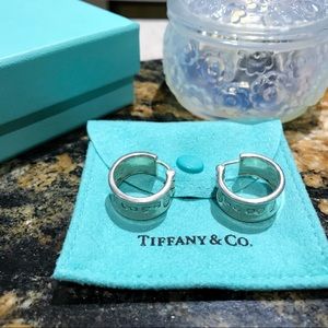 Tiffany & Co. 1837 Hoop Earrings .925 Silver